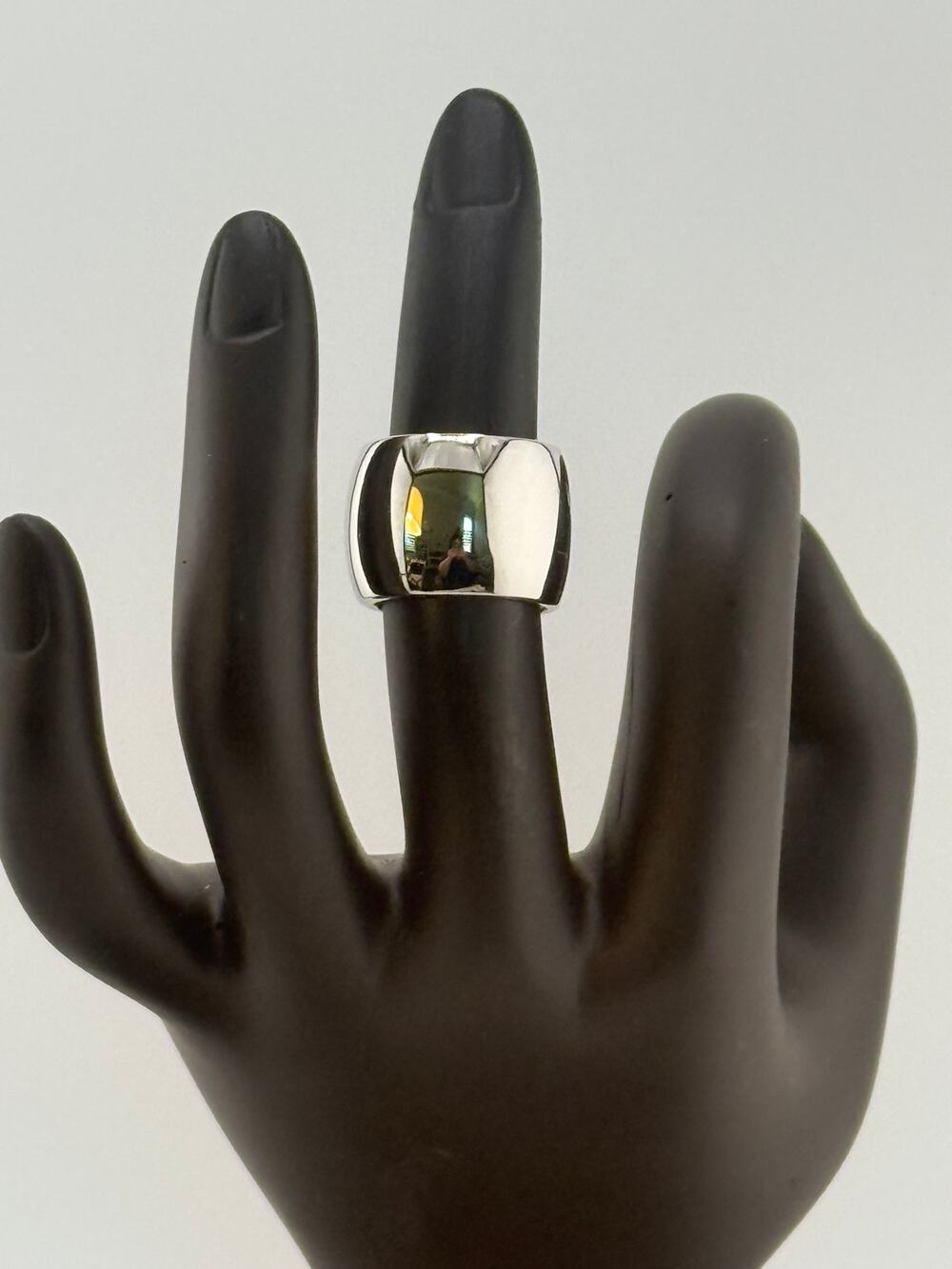 Silpada Sterling Silver "Cigar Cuff" Ring Size 5
